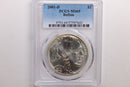 2001-D $1., Buffalo, Silver Dollar Commemorative., PCGS MS-69.,