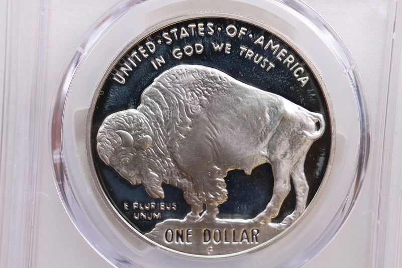 2001-D $1., Buffalo, Silver Dollar Commemorative., PCGS MS-69.,