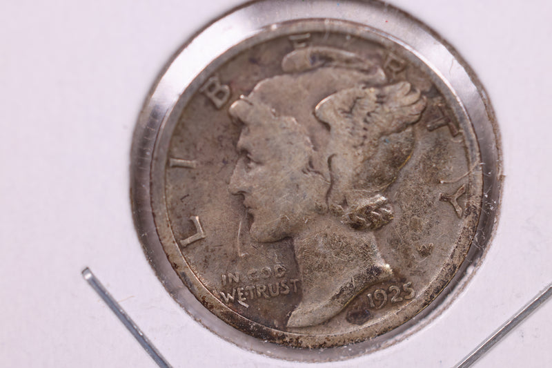 1925-D Mercury Silver Dime., Very Fine, Store