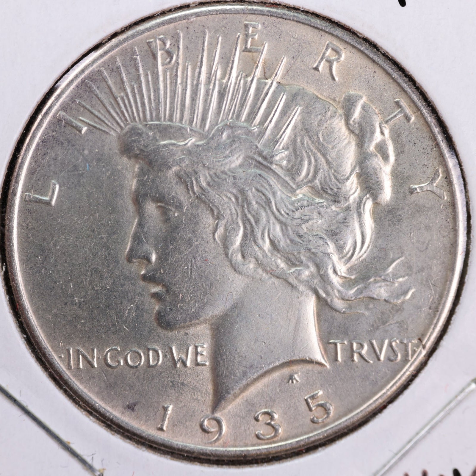 1935 Peace Dollar, Mint State Uncirculated Coin, Store #DR0991