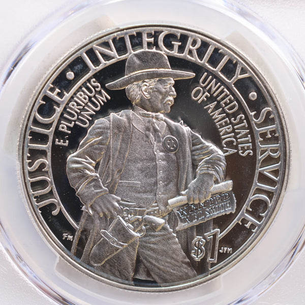 2015-P $1, U.S. Marshals Service, Silver Commemorative, PCGS PR-69.,  Store #GMC264.
