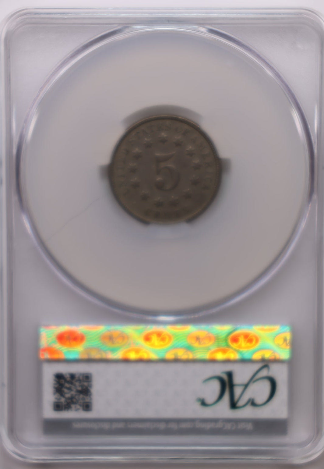 1871 Shield Nickel, Business Strike, CAC VF-30, Circulated Coin, Store #NL007.