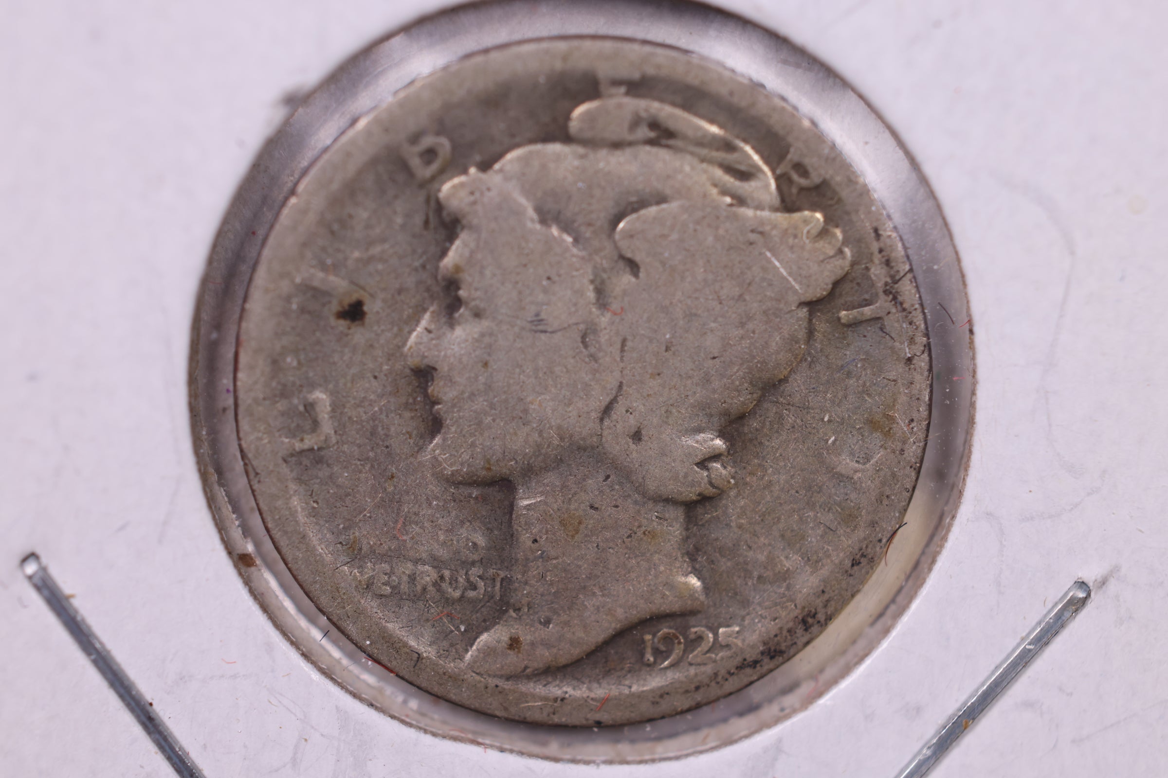 1925-D Mercury Silver Dime., Good, Store  #19878