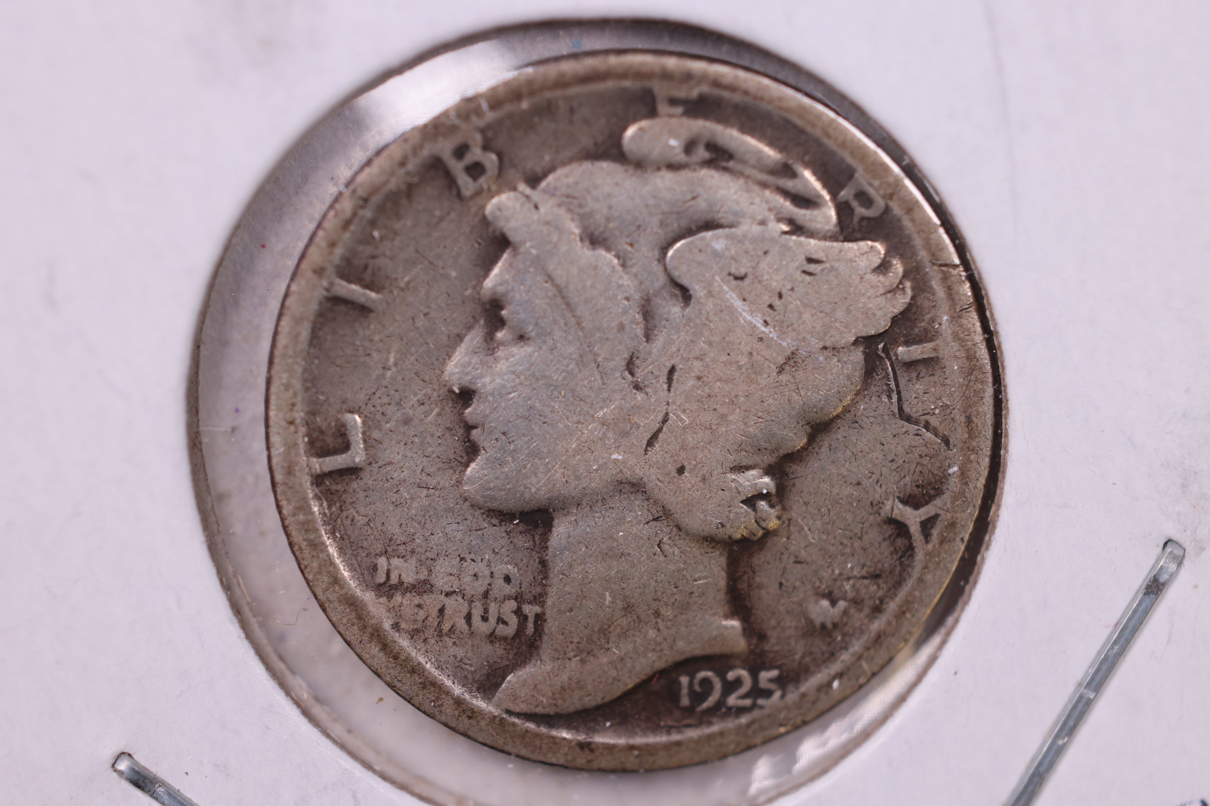 1925-D Mercury Silver Dime., Good, Store  #19878