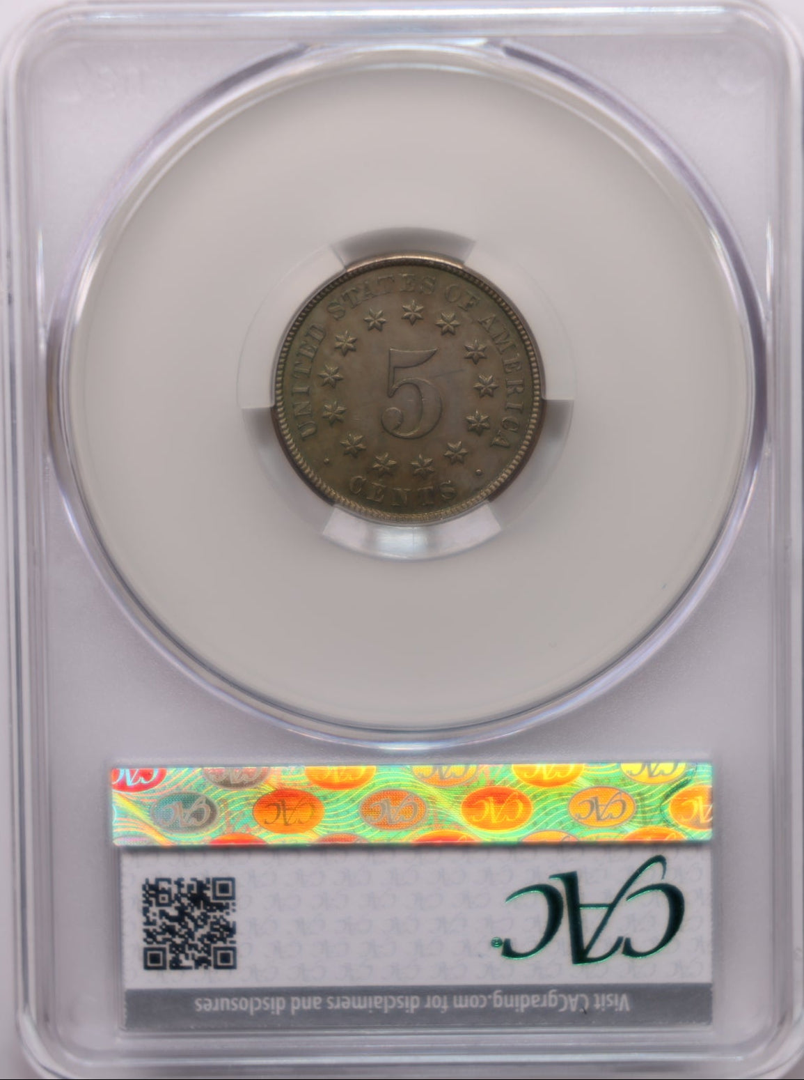 1879 Shield Nickel, Proof Strike, CAC PR-62, Uncirculated Coin, Store #NL009.