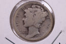 1925-D Mercury Silver Dime., Good, Store