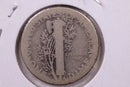 1925-D Mercury Silver Dime., Good, Store