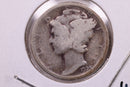 1925-D Mercury Silver Dime., Good, Store