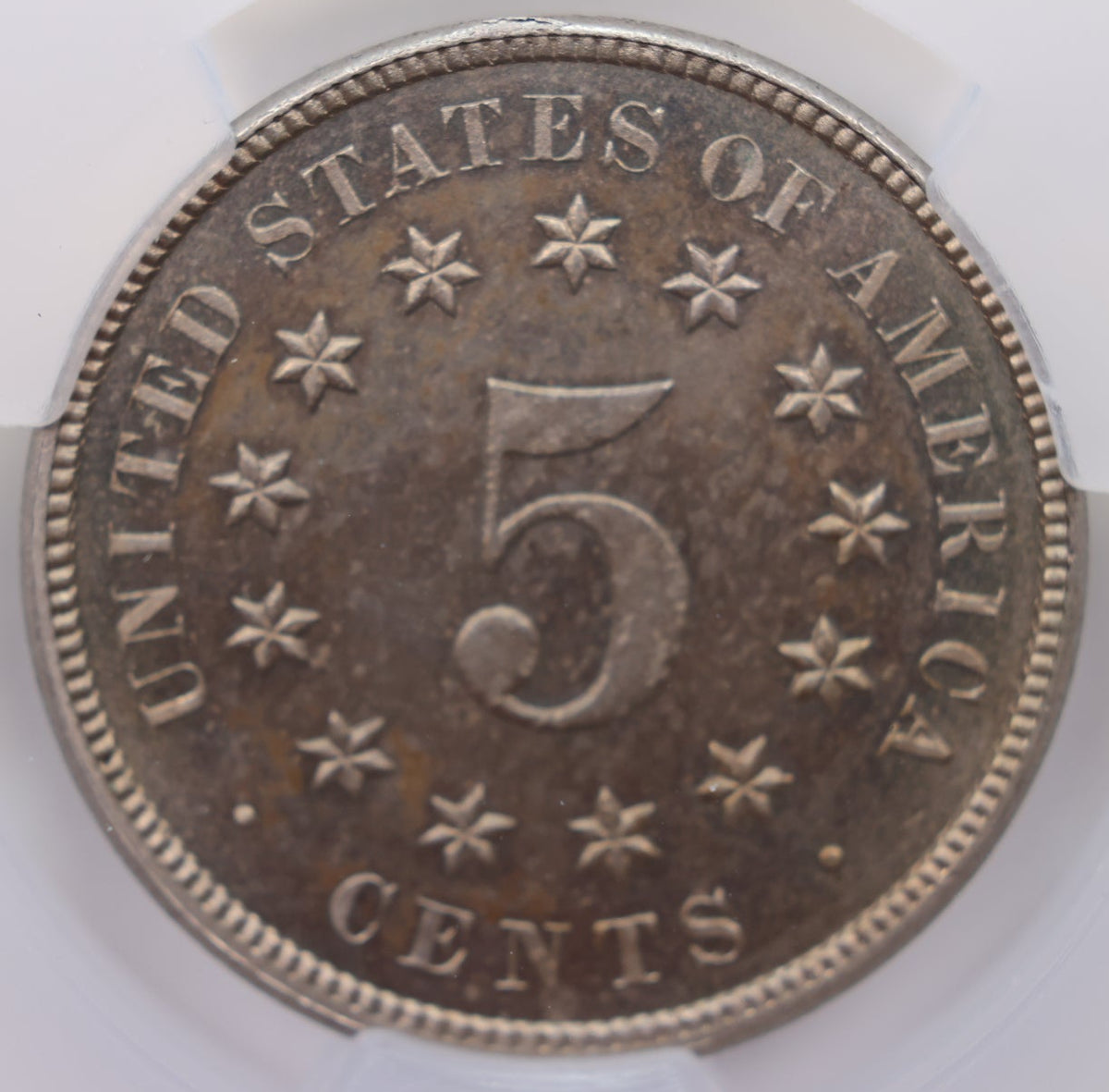 1880 Shield Nickel, Proof Strike, CAC PR-65, Uncirculated Coin, Store #NL010.