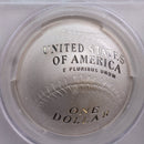 2014-P $1, Baseball H.O.F., Silver Commemorative, PCGS PR-69.,  Store