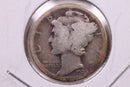 1925-D Mercury Silver Dime., Good, Store