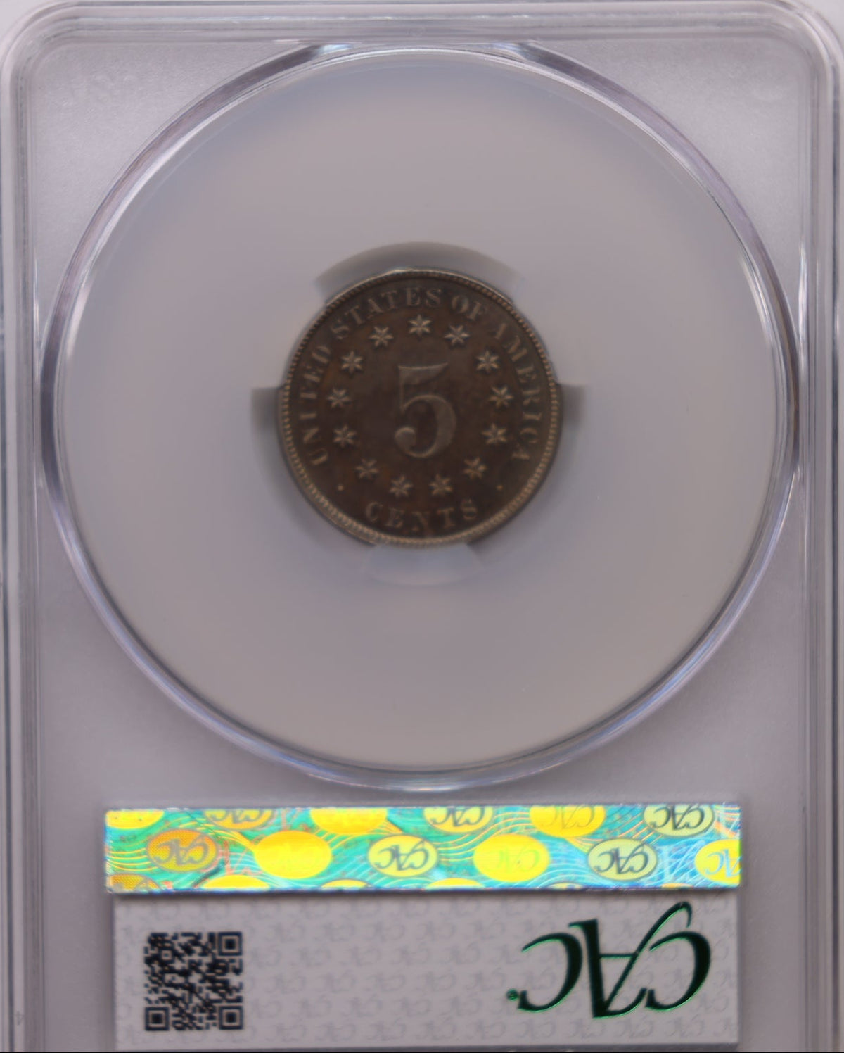 1880 Shield Nickel, Proof Strike, CAC PR-65, Uncirculated Coin, Store #NL010.