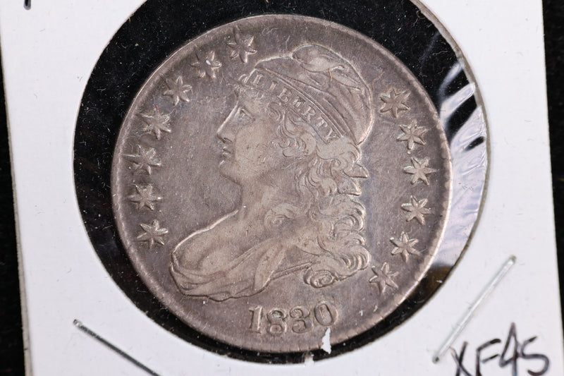 1830 Cap Bust Half Dollar, Affordable Collectible Coin. Store