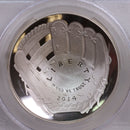 2014-P $1, Baseball H.O.F., Silver Commemorative, PCGS PR-69.,  Store