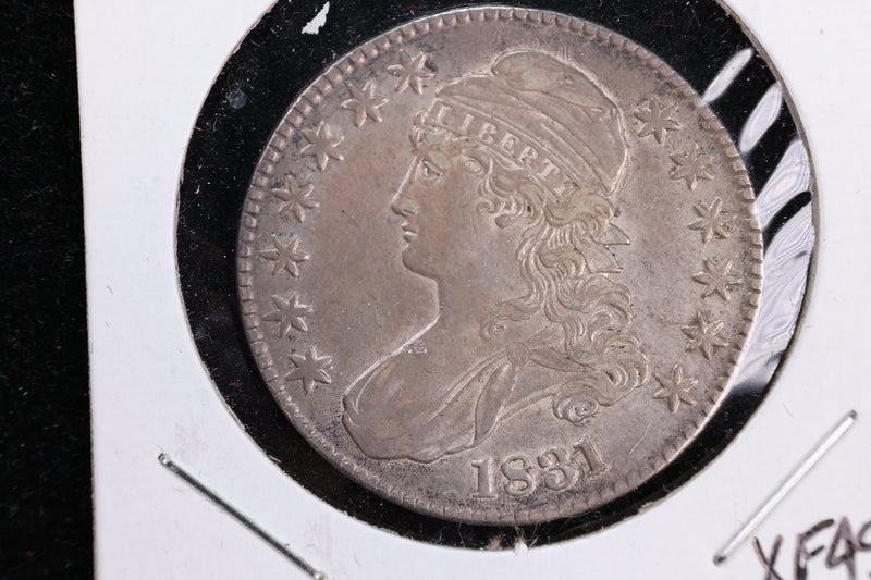 1831 Cap Bust Half Dollar, Affordable Collectible Coin. Store