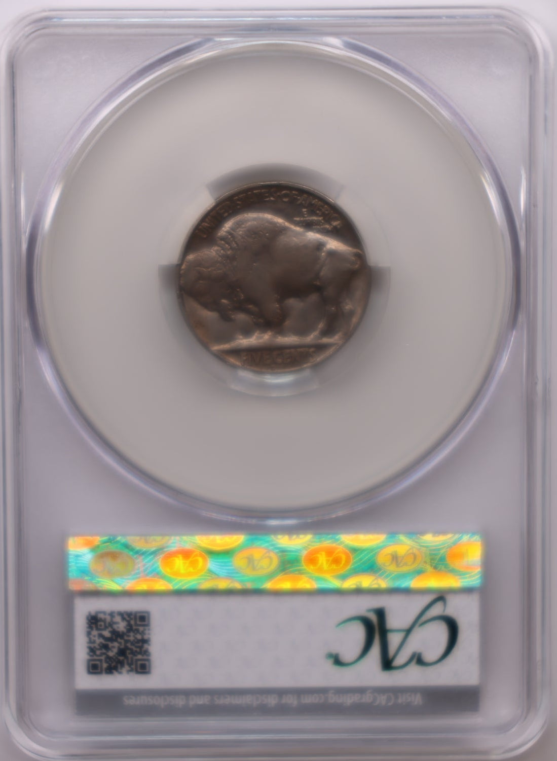 1918-D Buffalo Nickel, CAC Graded XF-45, Uncirculated Coin, Store #NL021.
