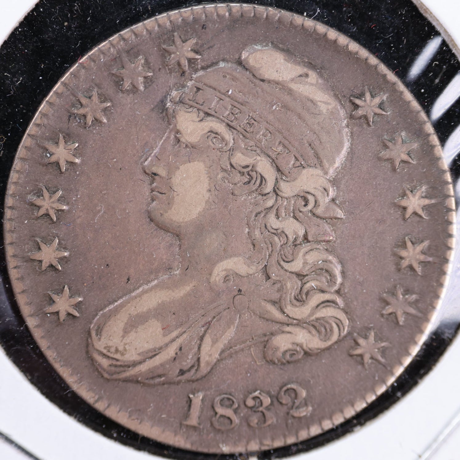 1832 Cap Bust Half Dollar, Extra Fine Circulated Coin, Store #HR1920