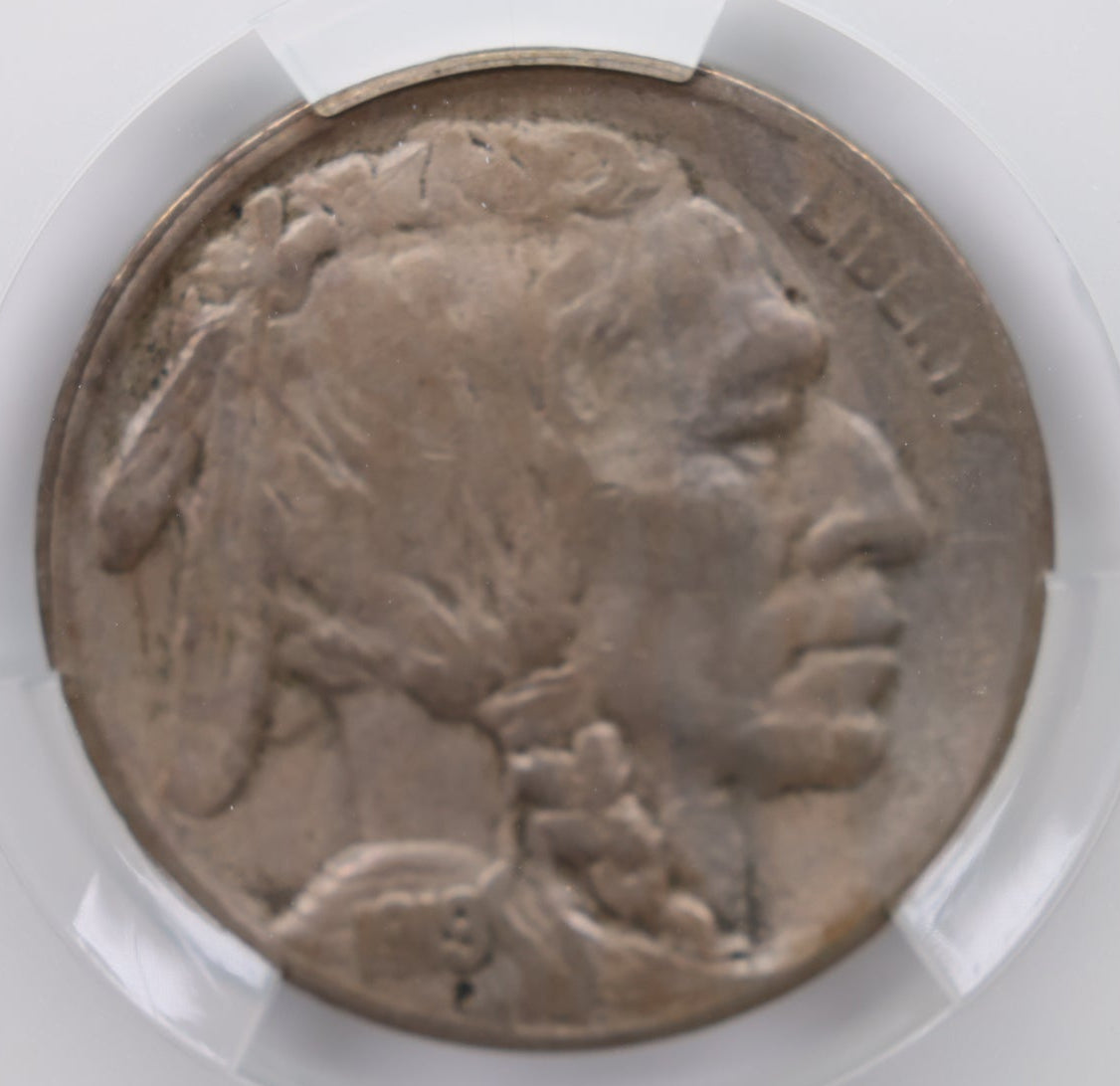 1919-S Buffalo Nickel, CAC Graded VF Detailed Coin, Store #NL023.