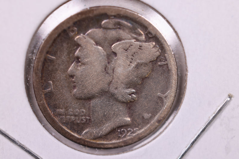 1925-S Mercury Silver Dime., Fine., Store