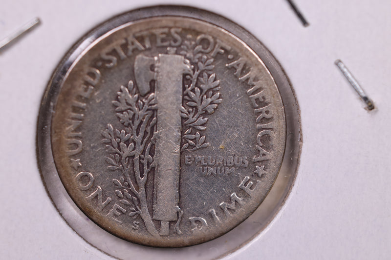 1925-S Mercury Silver Dime., Fine., Store