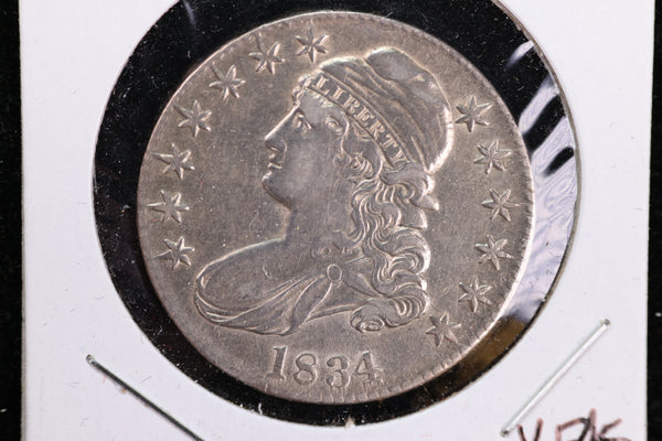1834 Cap Bust Half Dollar, Affordable Collectible Coin. Store #230808072