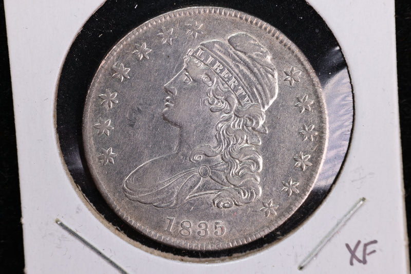 1835 Cap Bust Half Dollar, Affordable Collectible Coin. Store