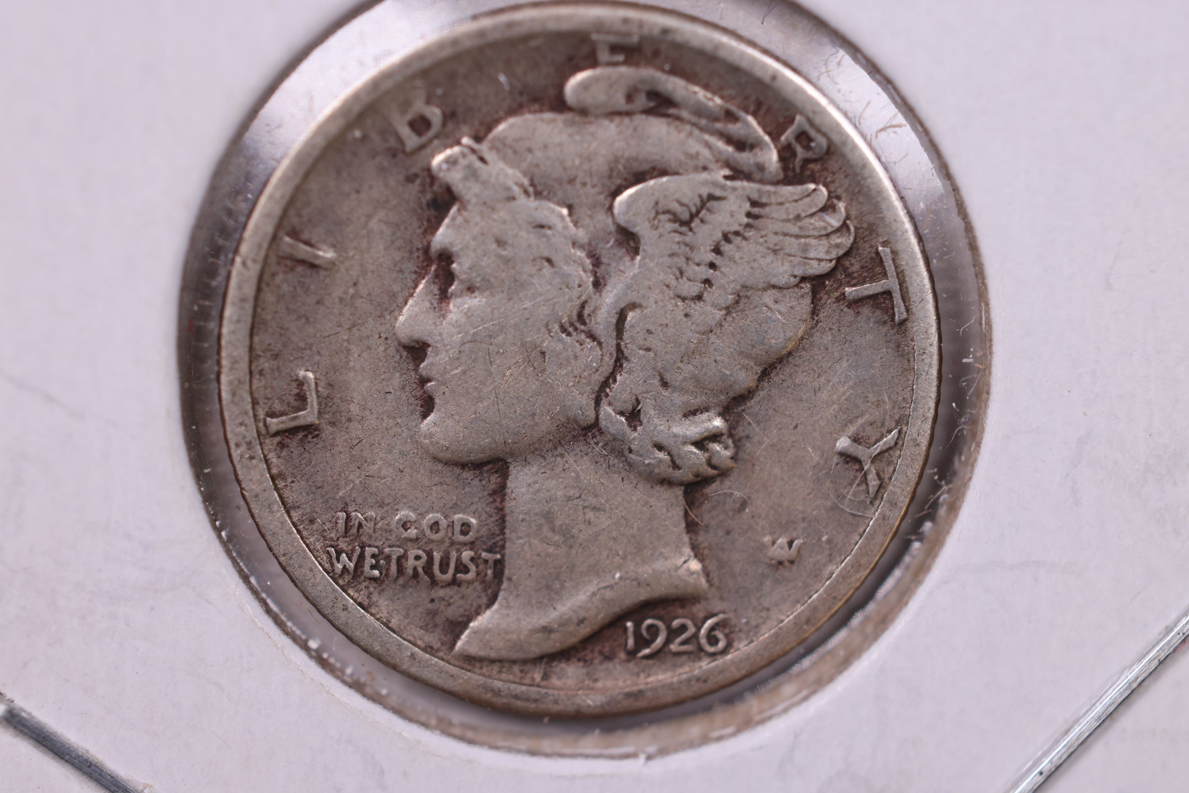 1926-D Mercury Silver Dime., Very Fine., Store  #19890