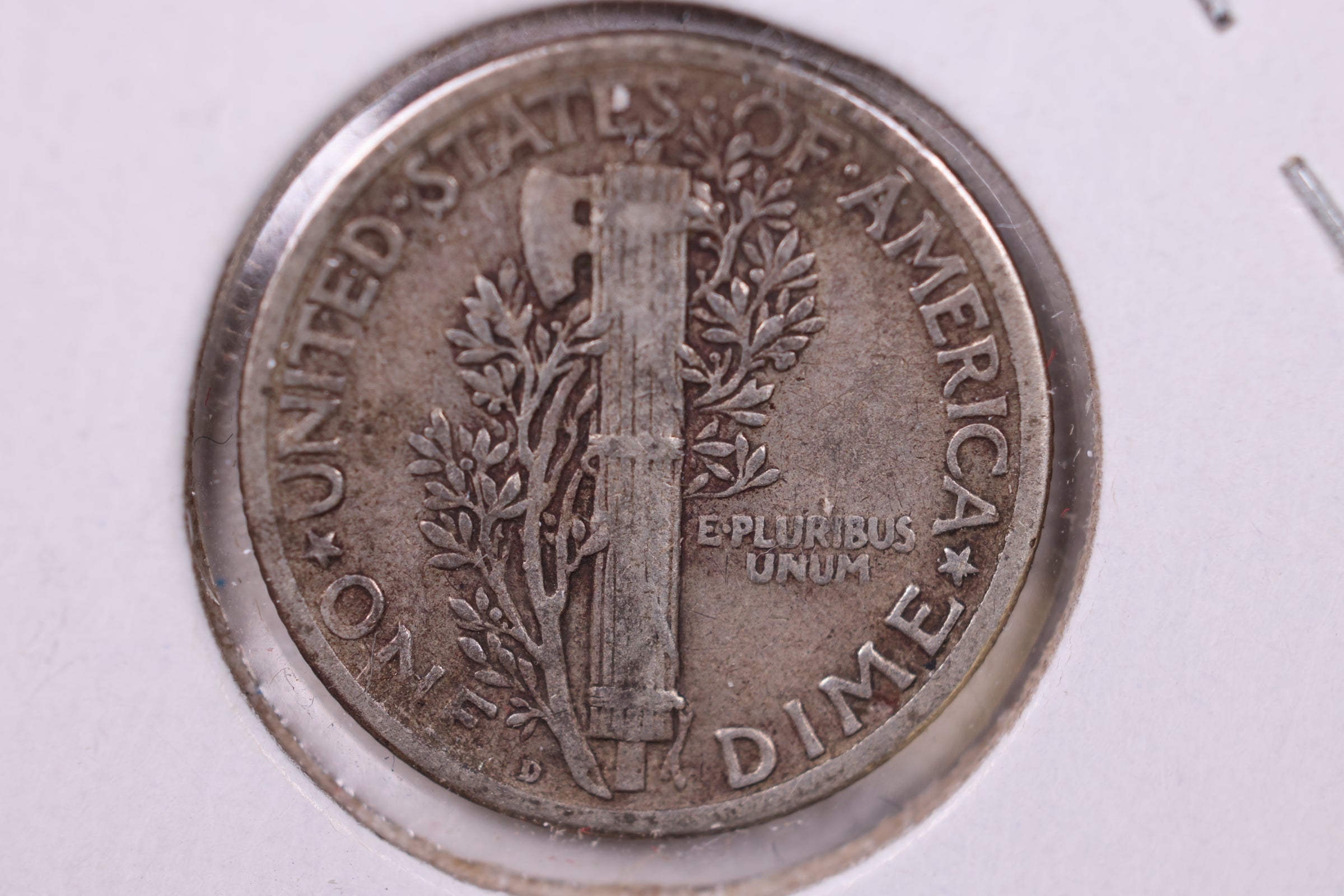 1926-D Mercury Silver Dime., Very Fine., Store  #19890
