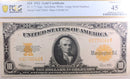 1922 $10, Gold Certificate, Large Size Note, PCGS XF-45, Store Sale