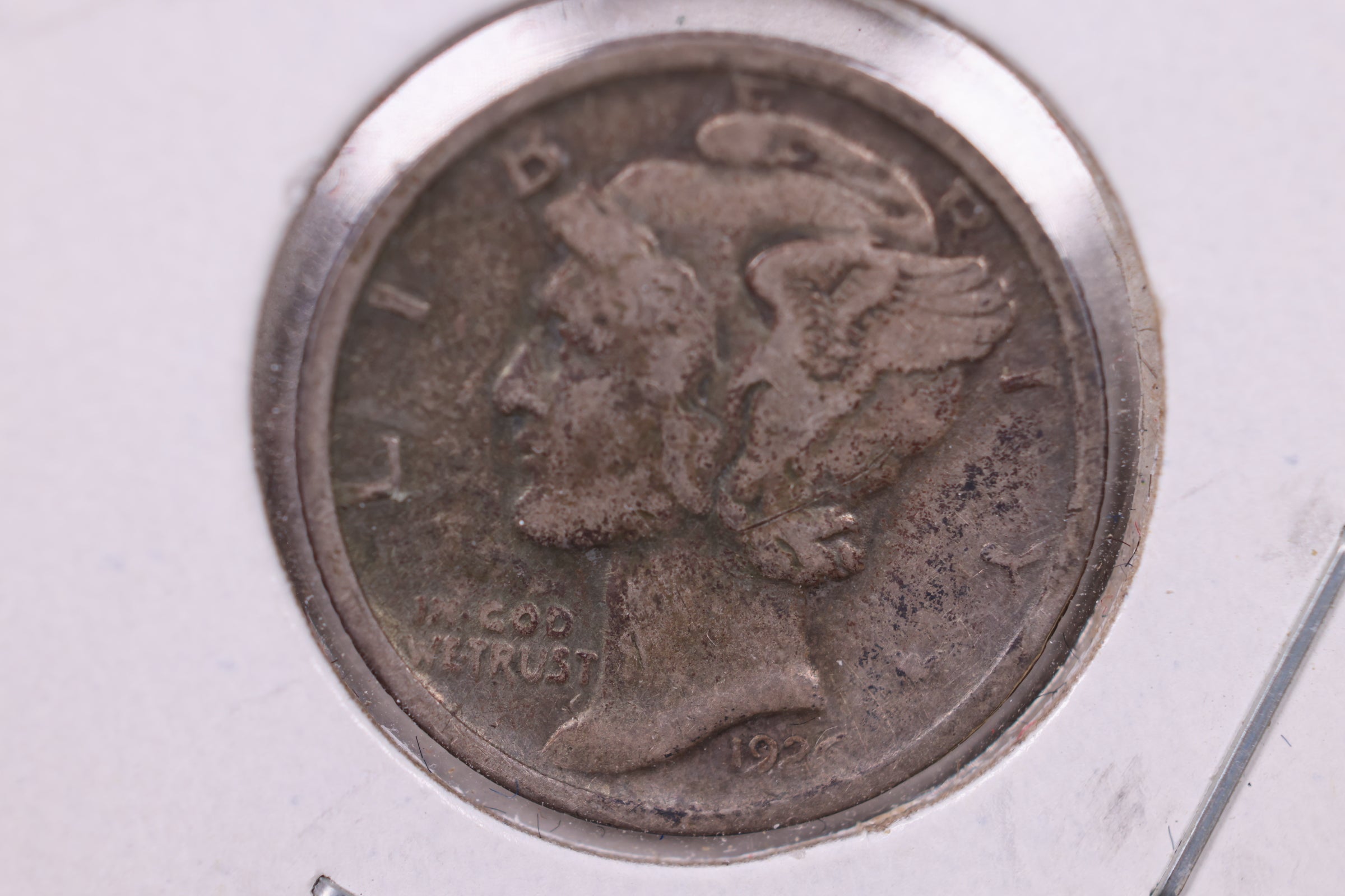 1926-D Mercury Silver Dime., Very Fine., Store  #19890
