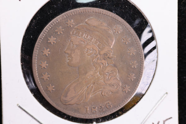 1836 Cap Bust Half Dollar, Affordable Collectible Coin. Store #230808086