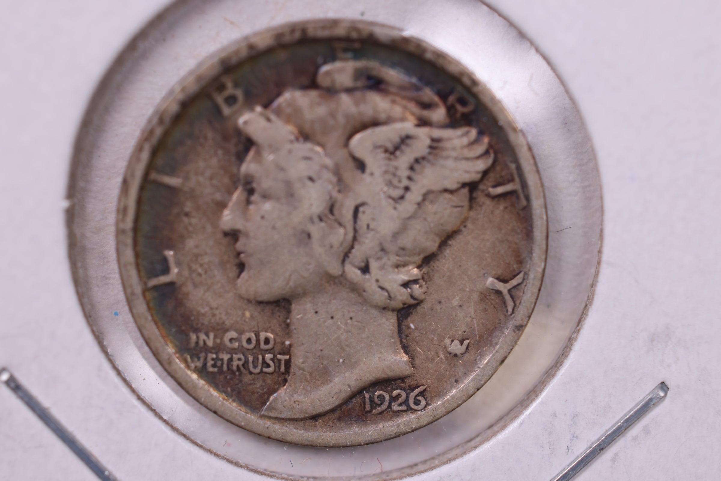 1926-D Mercury Silver Dime., Very Fine., Store  #19891