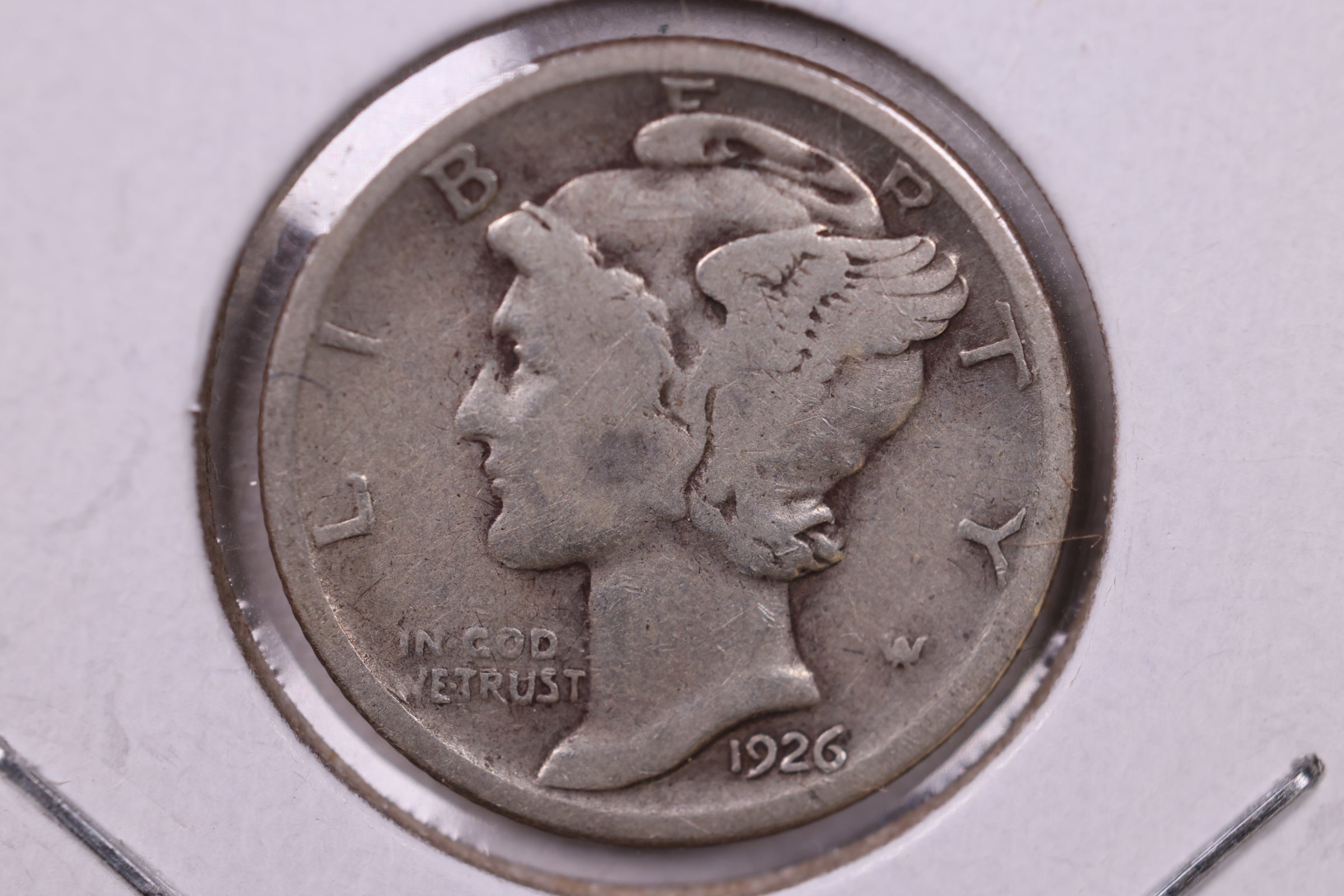 1926-D Mercury Silver Dime., Very Fine., Store  #19891