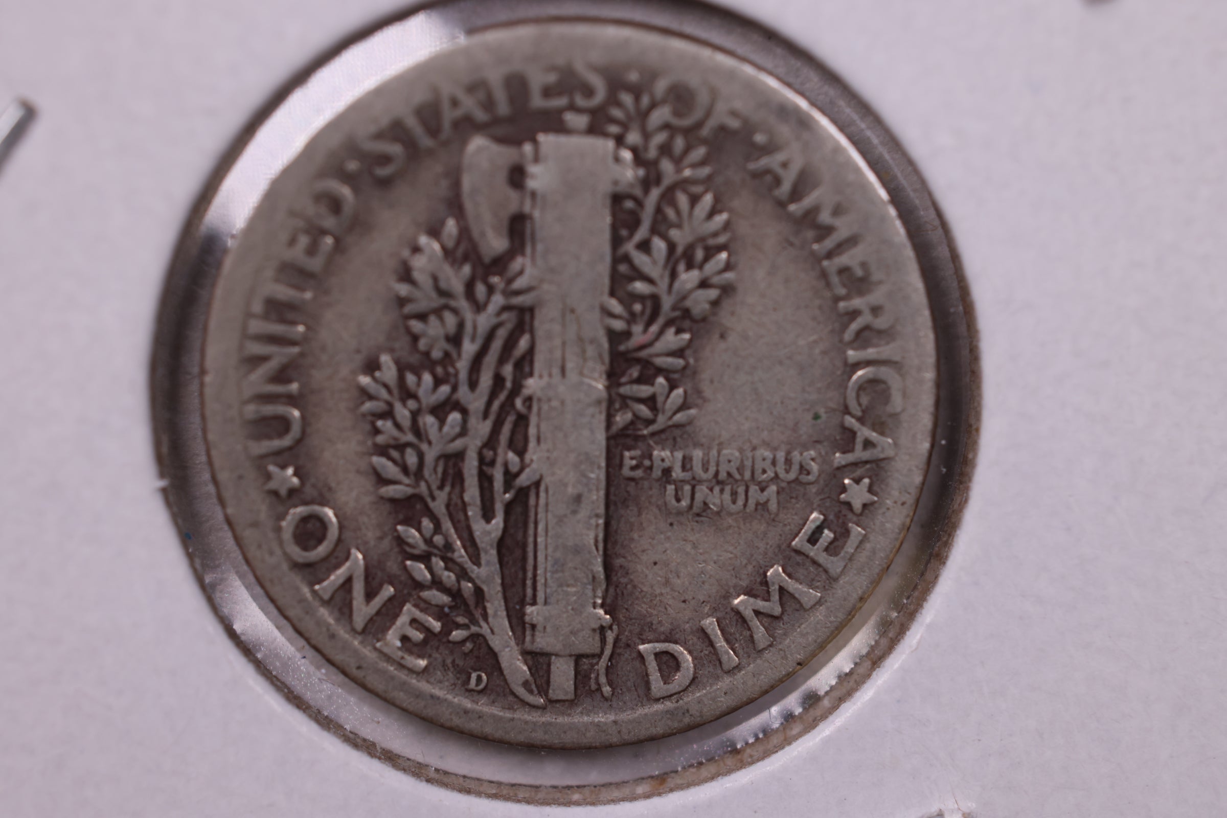1926-D Mercury Silver Dime., Very Fine., Store  #19891