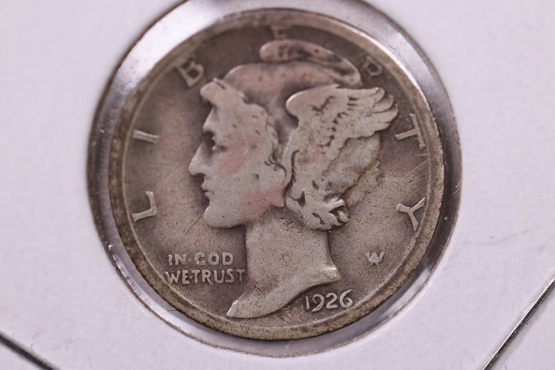 1926-D Mercury Silver Dime., Very Fine., Store