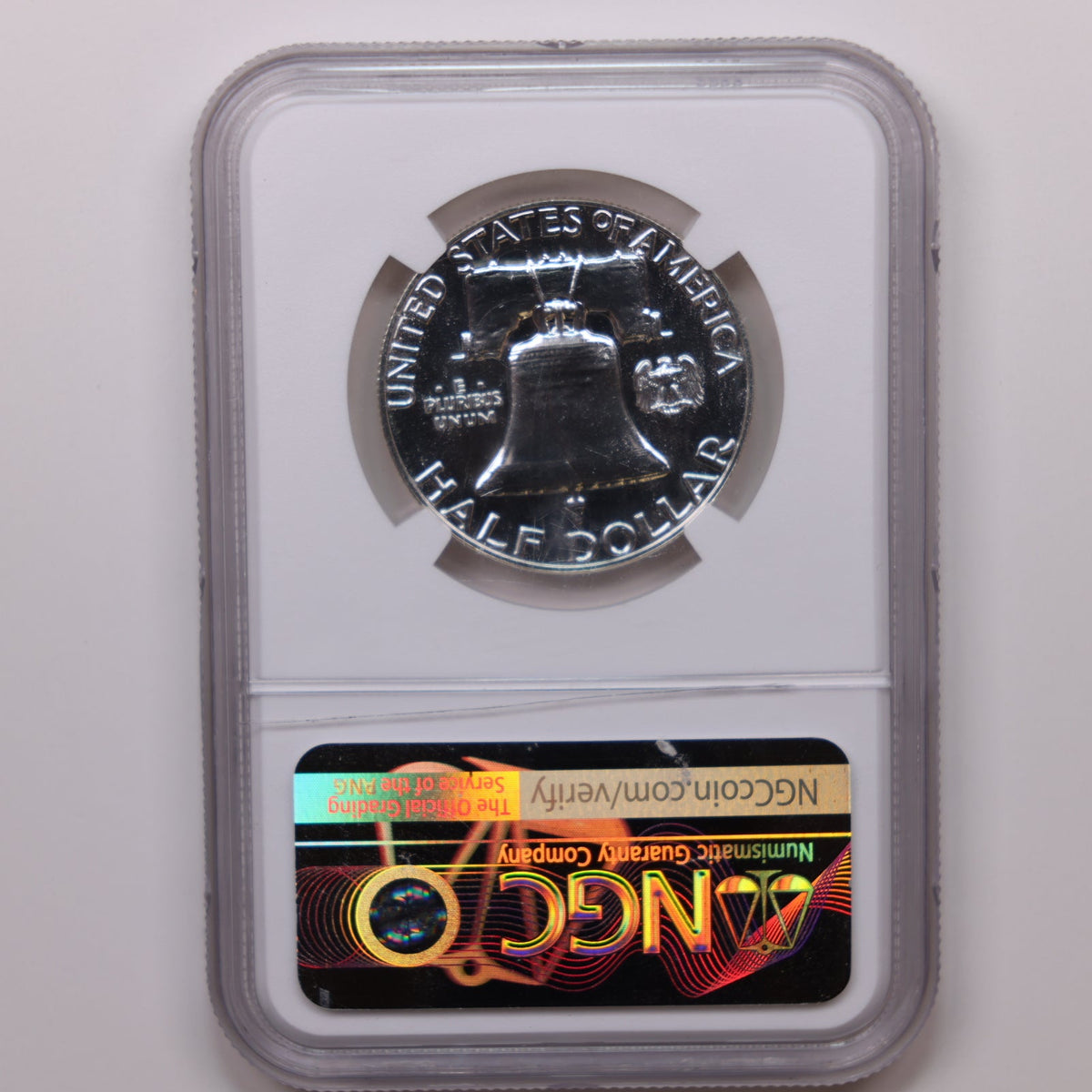 1963 Franklin Silver Half Dollar, NGC PF-63 Uncirculated Coin. Store #HR031.