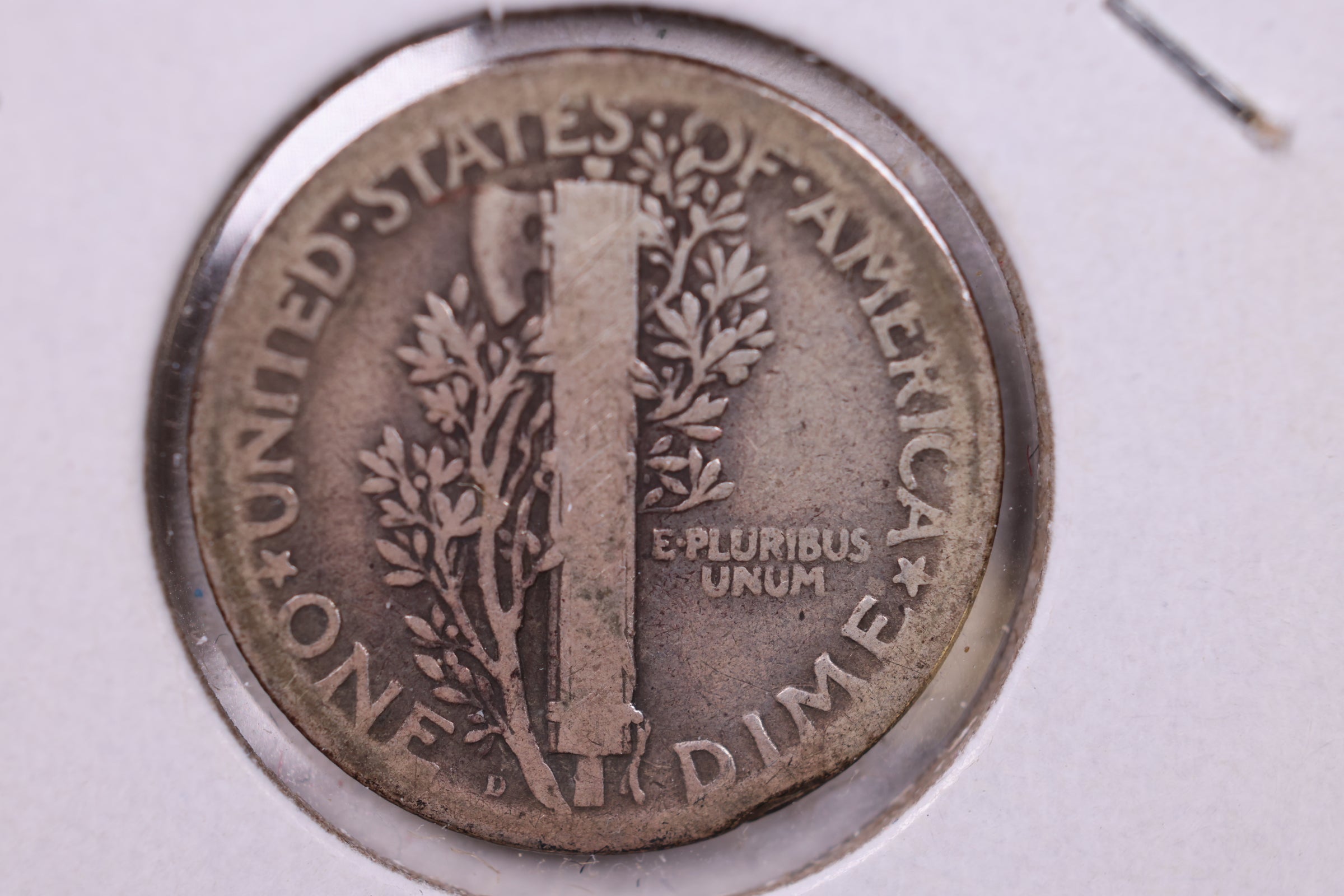 1926-D Mercury Silver Dime., Very Fine., Store  #19891