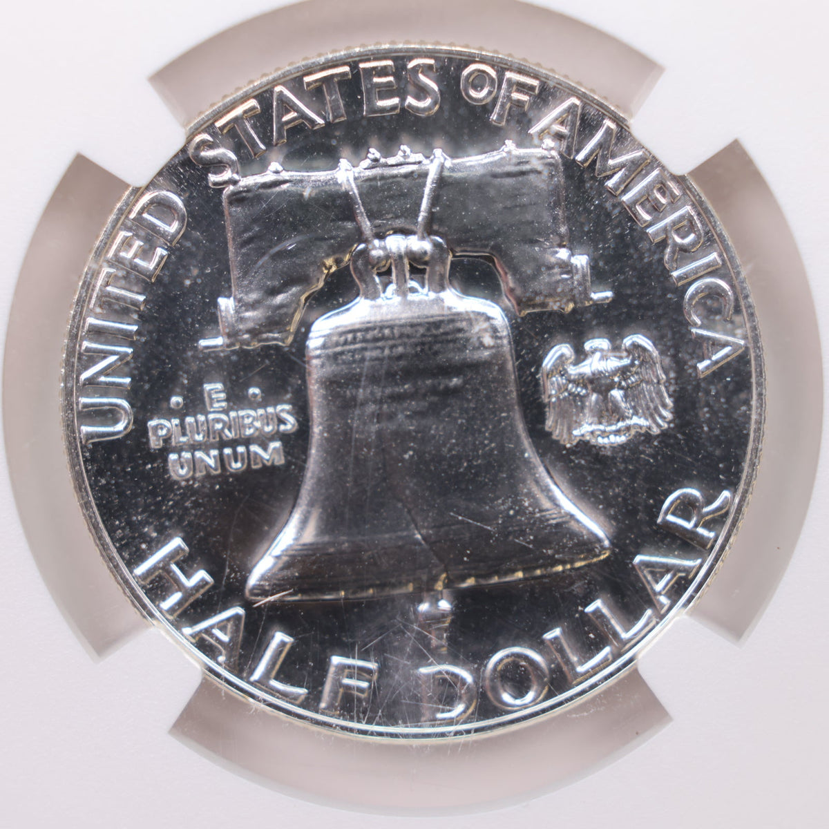 1963 Franklin Silver Half Dollar, NGC PF-63 Uncirculated Coin. Store #HR031.