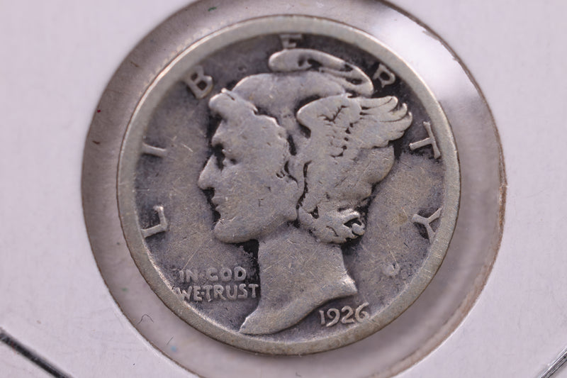 1926-S Mercury Silver Dime., Fine., Store
