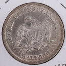 1854 Liberty Seated Quarter, Abt Uncirc+ Circulated Coin, Store