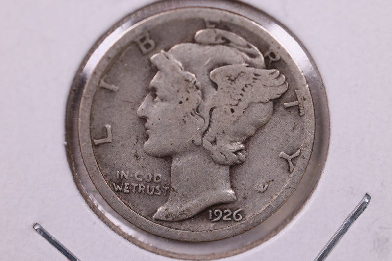 1926-S Mercury Silver Dime., Fine., Store