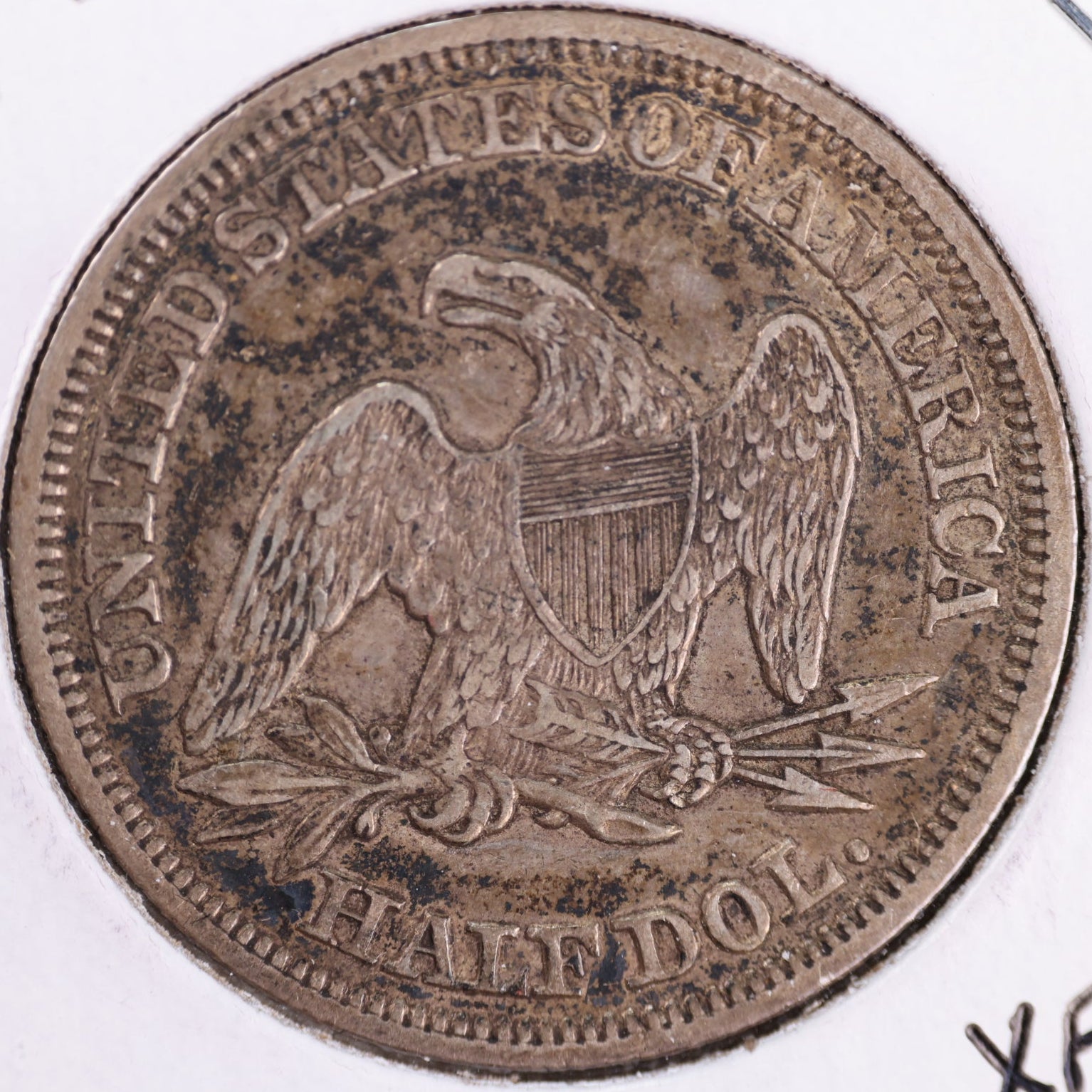 1854 Liberty Seated Half Dollar, Extra Fine+ Circulated Coin, Store #HR1932