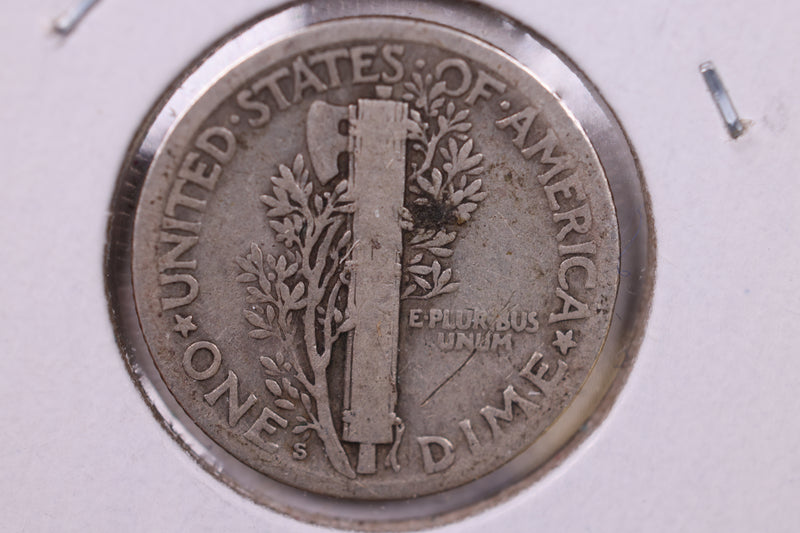 1926-S Mercury Silver Dime., Fine., Store