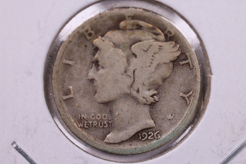 1926-S Mercury Silver Dime., Fine., Store