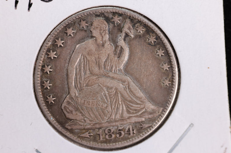 1854-O Liberty Seated Quarter, Affordable Circulated Coin. Store Sale