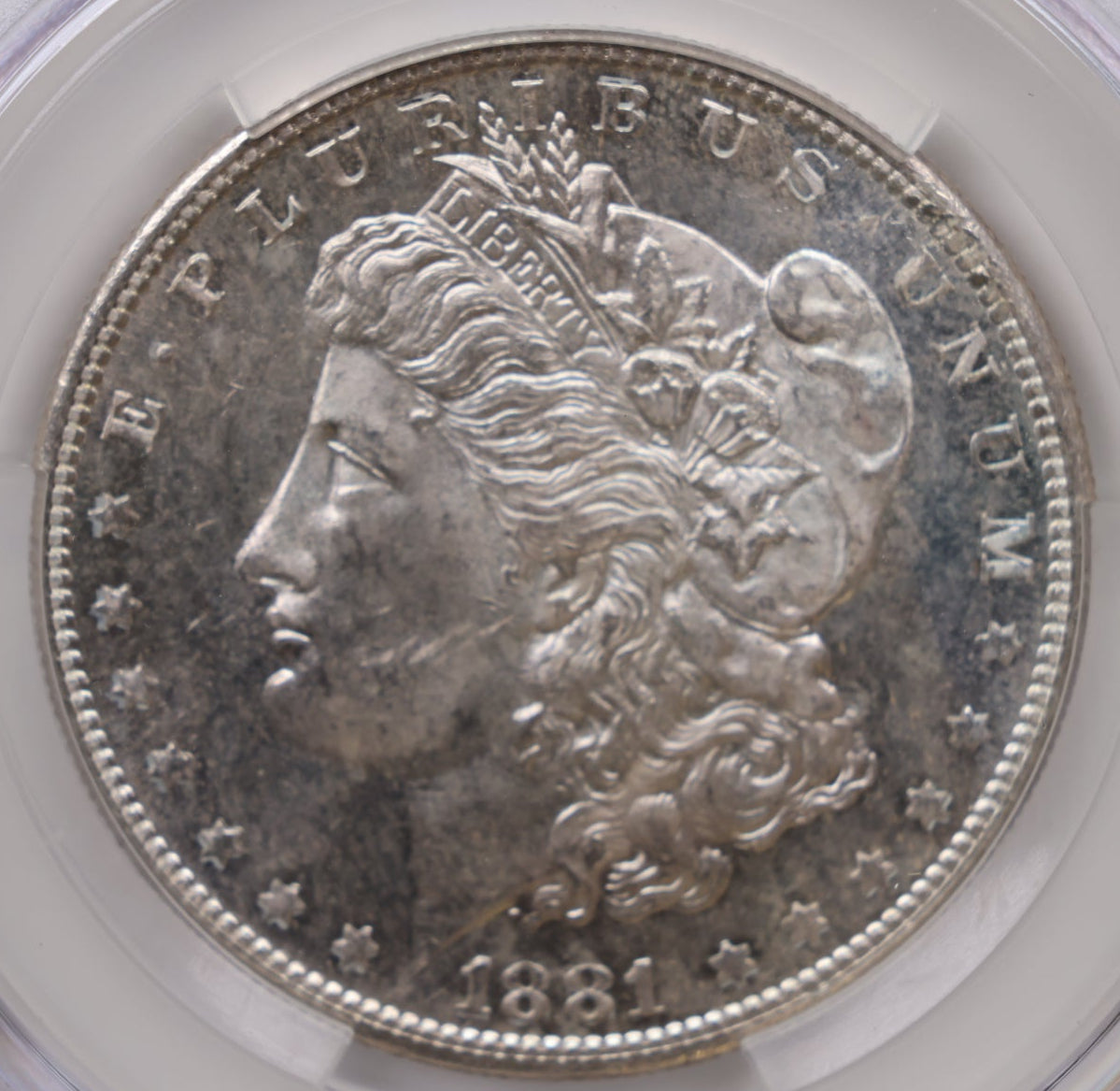 1881-S Morgan Silver Dollar, Affordable CAC MS-62, Uncirculated Coin, Store #DR103.