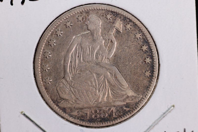 1854-O Liberty Seated Quarter, Affordable Circulated Coin. Store Sale