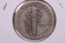 1927 Mercury Silver Dime., Fine., Store