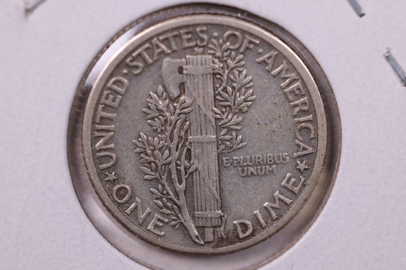 1927 Mercury Silver Dime., Very Fine., Store