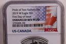 2019-W American Silver Eagle, Enhanced Reverse PF-70., Nice, Store